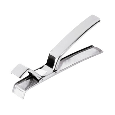 Pinza para bandeja de horno en acero inox