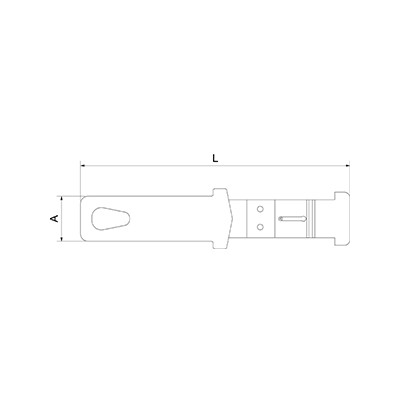 Pinza para bandeja de horno en acero inox