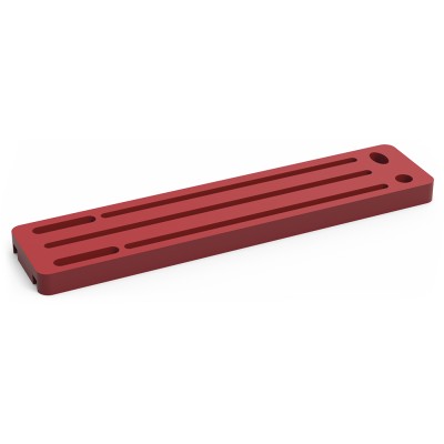 Portacuchillos de polietileno rojo