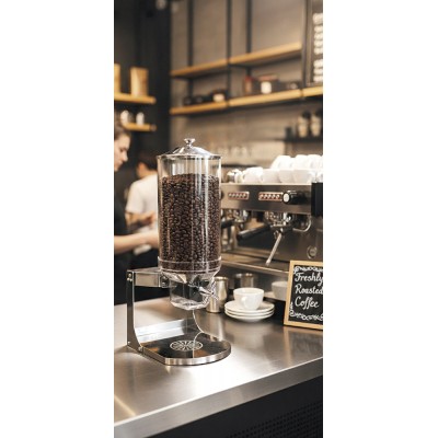 Dispensador profesional por gravedad de alimentos secos inox 8 litros