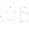 Secamanos óptico inoxidable satinado sin tobera 220x130x290 mm