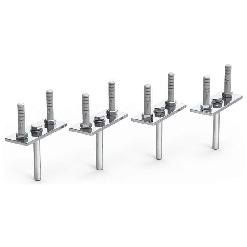 Kit de fijación a techo para estanterías suspendidas