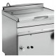 Sarten basculante a gas 50 litros con volante 12 Kw