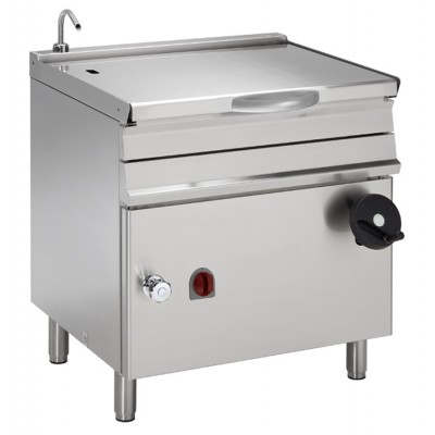 Sarten basculante eléctrica 50 litros con volante 8700 W 400/3V