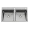 Fregadero 2 cubetas 820x450x220 mm