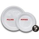 Plato de postre de plástico pp reutilizable 17 cm.. Modelo: PFP902