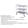 CARRO DE SERVICIO 3 BALDAS CS-8654/3