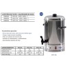 DISPENSADOR DE CAFE CALIENTE DCC-10L