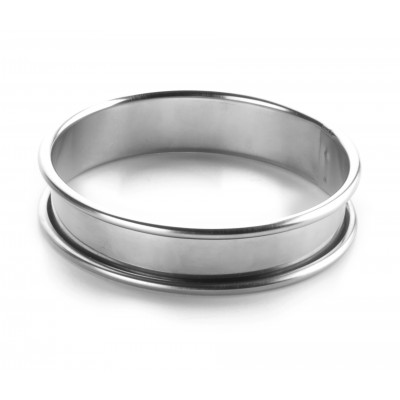 Aro tarta borde vuelto inox. 10X22 cms.. Lacor 68121