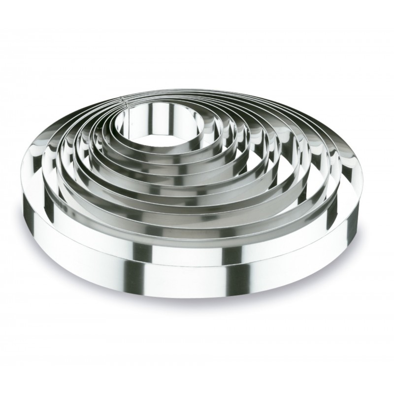 Molde aro redondo 6x45 cm inox. Lacor 68506