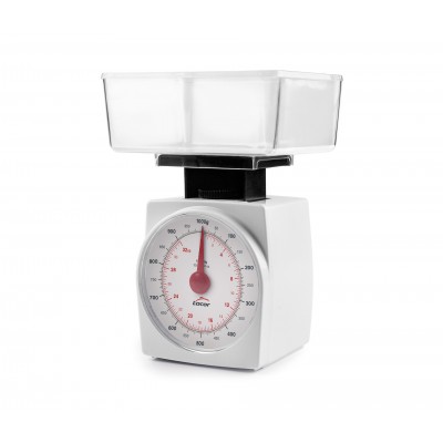 Bascula cocina 1 kg. gradu 5 G. plastico. Lacor 61702
