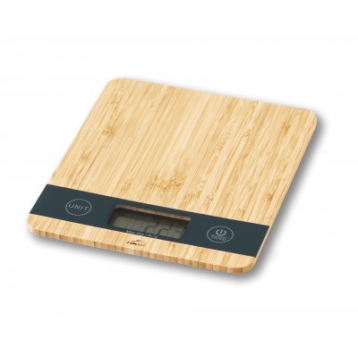Bascula con base bambu 5 kg. Lacor 61712
