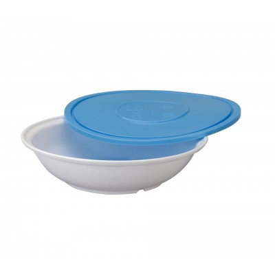 Plato hondo PC bpa-free 19X5 cm con tapa. Lacor 66934