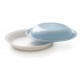 Plato llano policarb22x3 cm sin tapa. Lacor 66933C