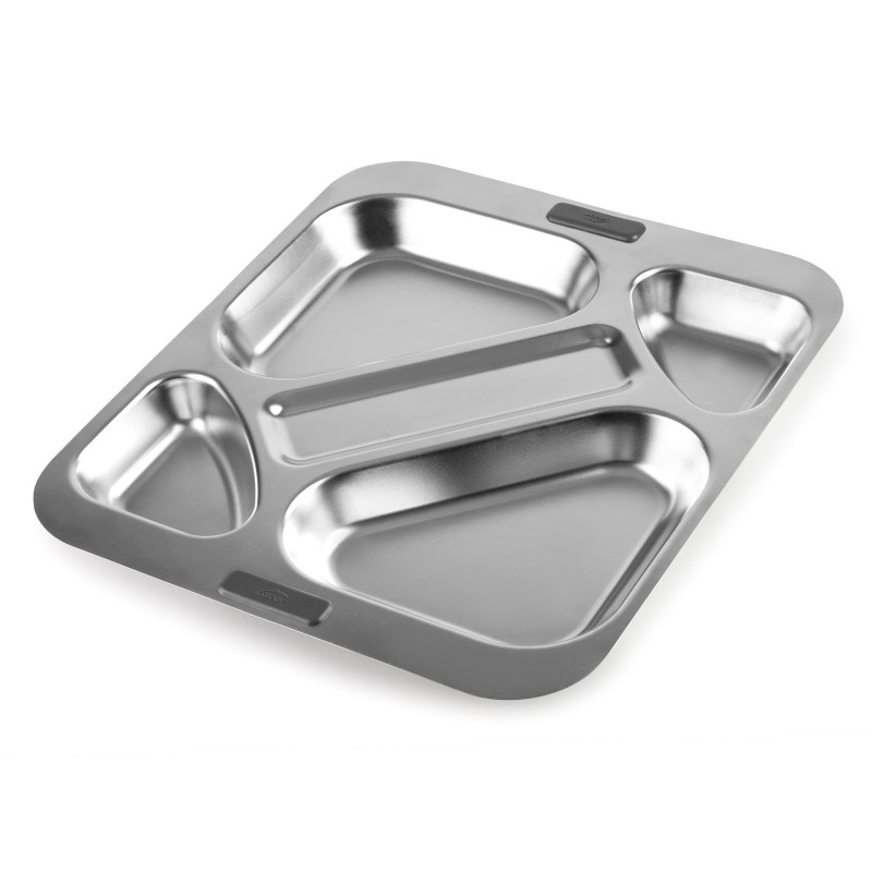 Bandeja autoservicio 5 cavidades inox. Lacor 66957Z