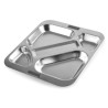 Bandeja autoservicio 5 cavidades inox. Lacor 66957Z