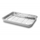 Bandeja con rejill essential 405x305CM. Lacor 15567