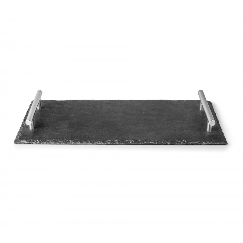 Bandeja pizarra con asas 455x305cm. Lacor 61231