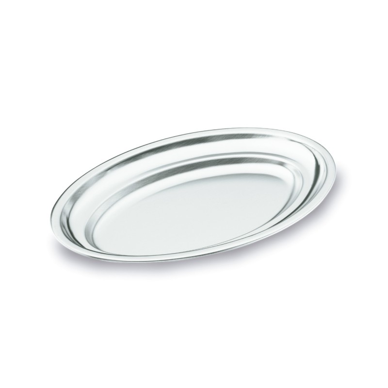 Fuente oval 45 cm. inox1810. Lacor 62845