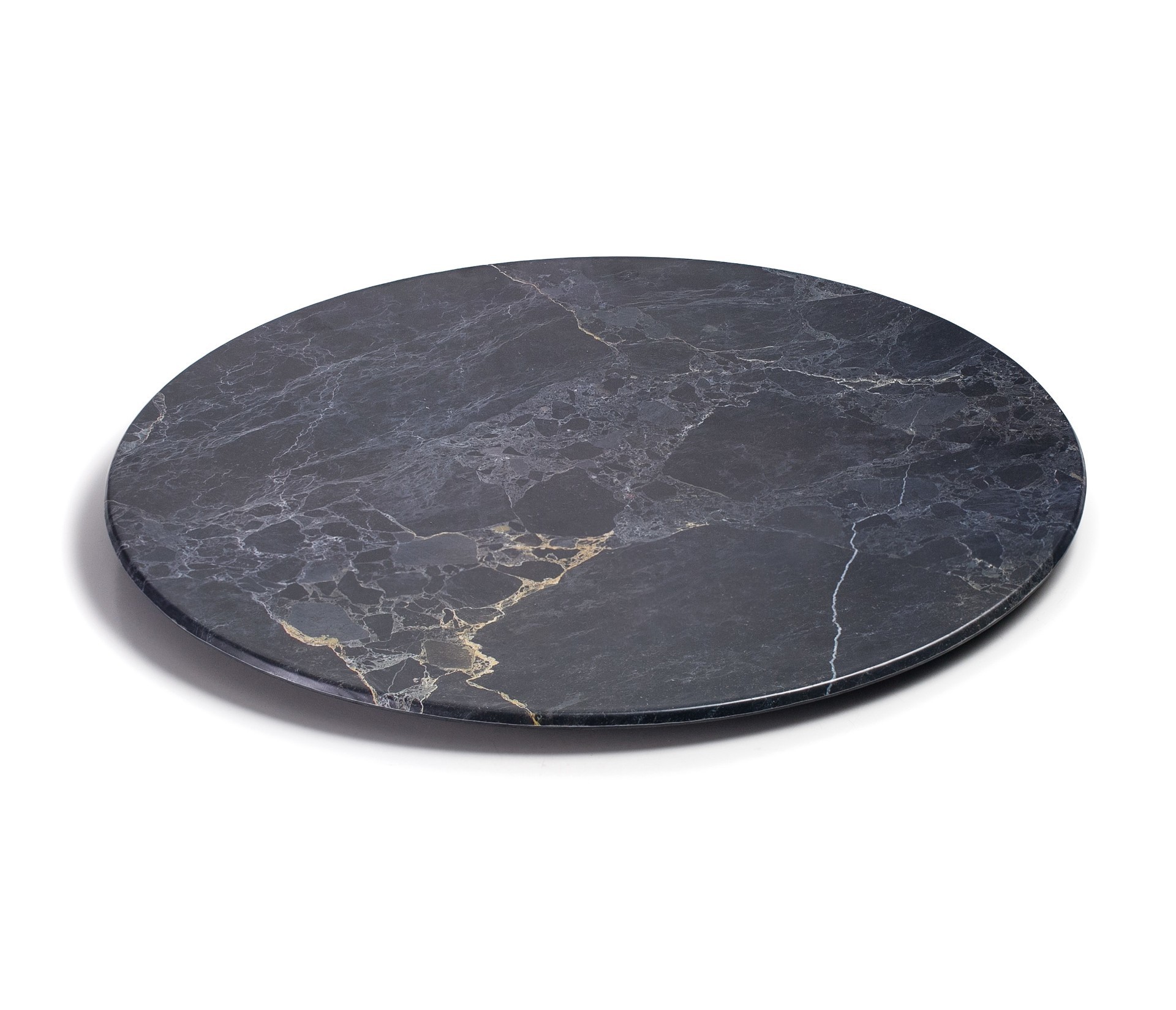 Bandeja redonda "stone" melamina d35x3cm. Lacor 63180