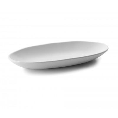 Fuente rectang. melamina white 32X14X4 cm. Lacor 63275