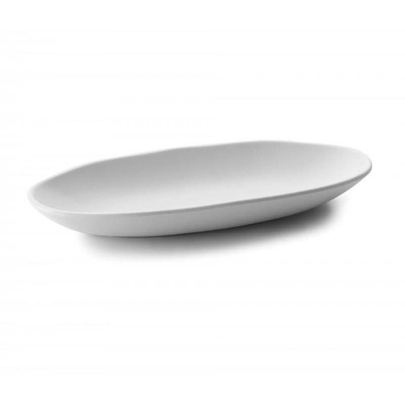 Fuente rectang. melamina white 32X14X4 cm. Lacor 63275