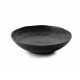Fuente redonda melamina black D31X8 cm. Lacor 63367