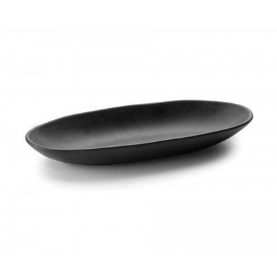 Fuente rectang. melamina black 32X14X4 cm. Lacor 63375
