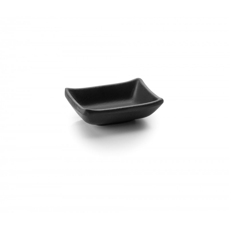 Fuente rectang. melamina black 9X7X3 cm. Lacor 63379