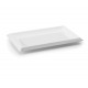 Fuente melamina clasica blanco 26x16x2cm. Lacor 63531