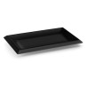 Fuente melamina clasica negro 30x22x2cm. Lacor 63542