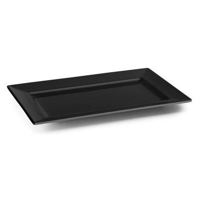 Fuente melamina clasica negro 35X21X2 cm. Lacor 63544