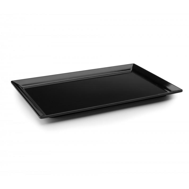 Fuente melamina clasica negro 53x32x3cm. Lacor 63545