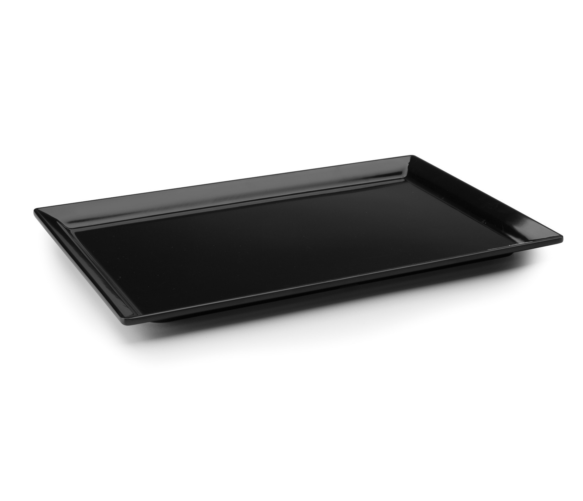 Fuente melamina clasica negro 70x30x2cm. Lacor 63546
