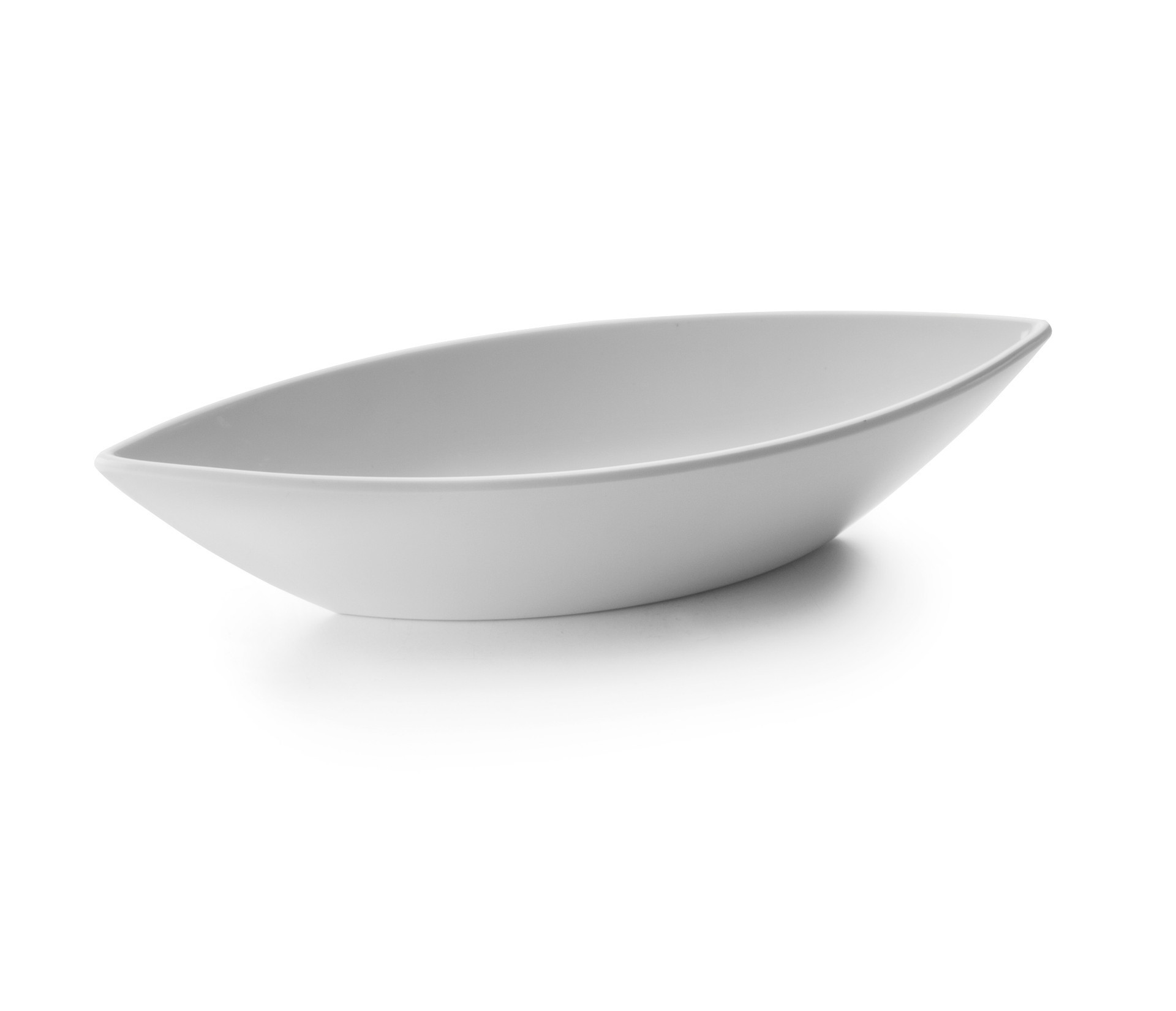 Fuente melam. oval clasica blanco 41X17X8. Lacor 63558