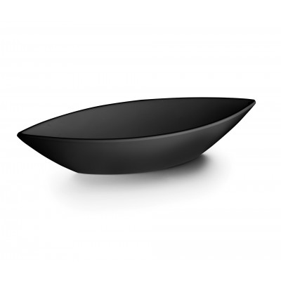 Fuente melam. oval clasica negro 41X17X8. Lacor 63568