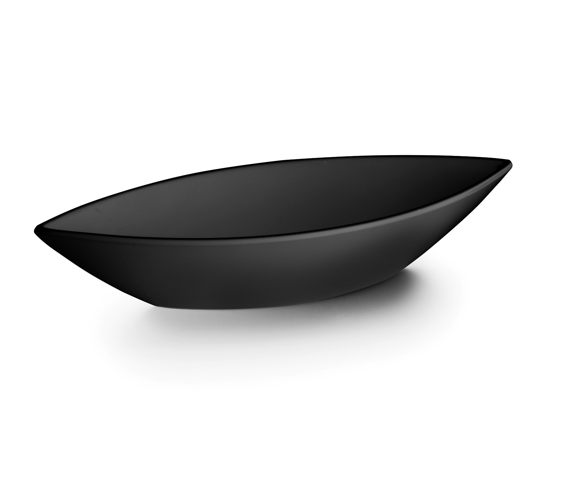 Fuente melam. oval clasica negro 41X17X8. Lacor 63568