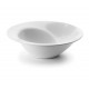 Fuente melamina clasica blanco d35x11cm. Lacor 63577