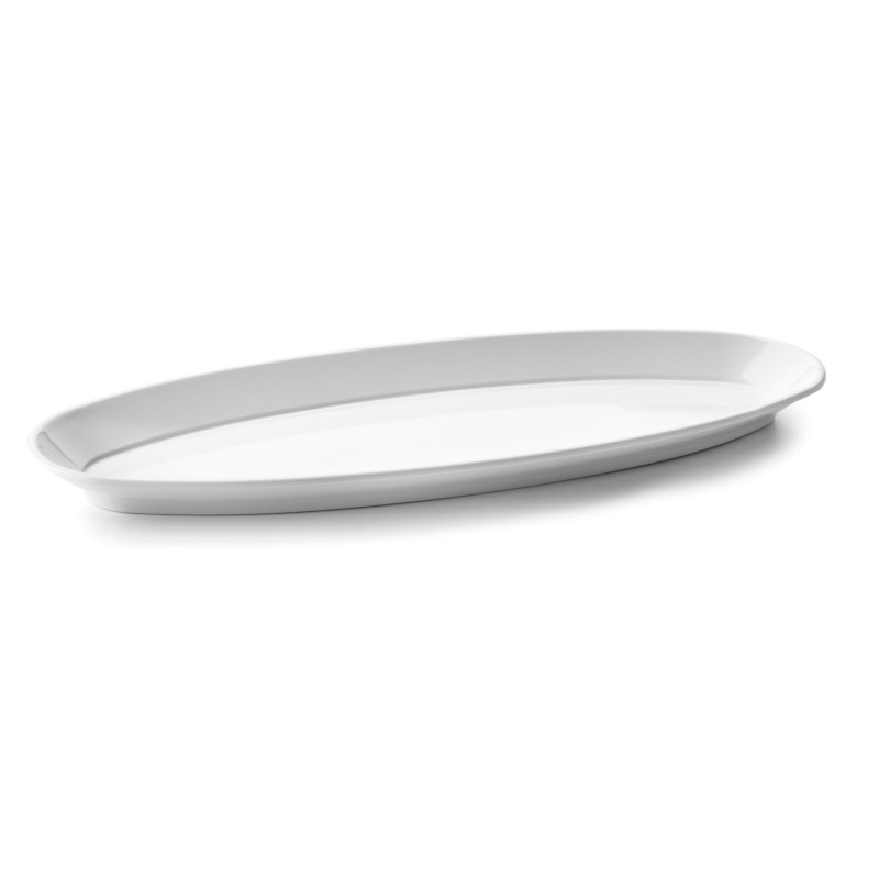 Fuente pescado melm. clasica blanco 57X22. Lacor 63589