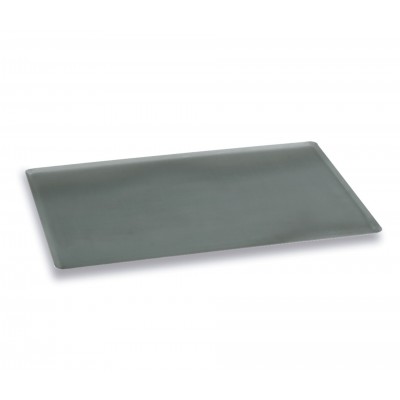 Placa horno acero negro 60X40 cms.. Lacor 68640
