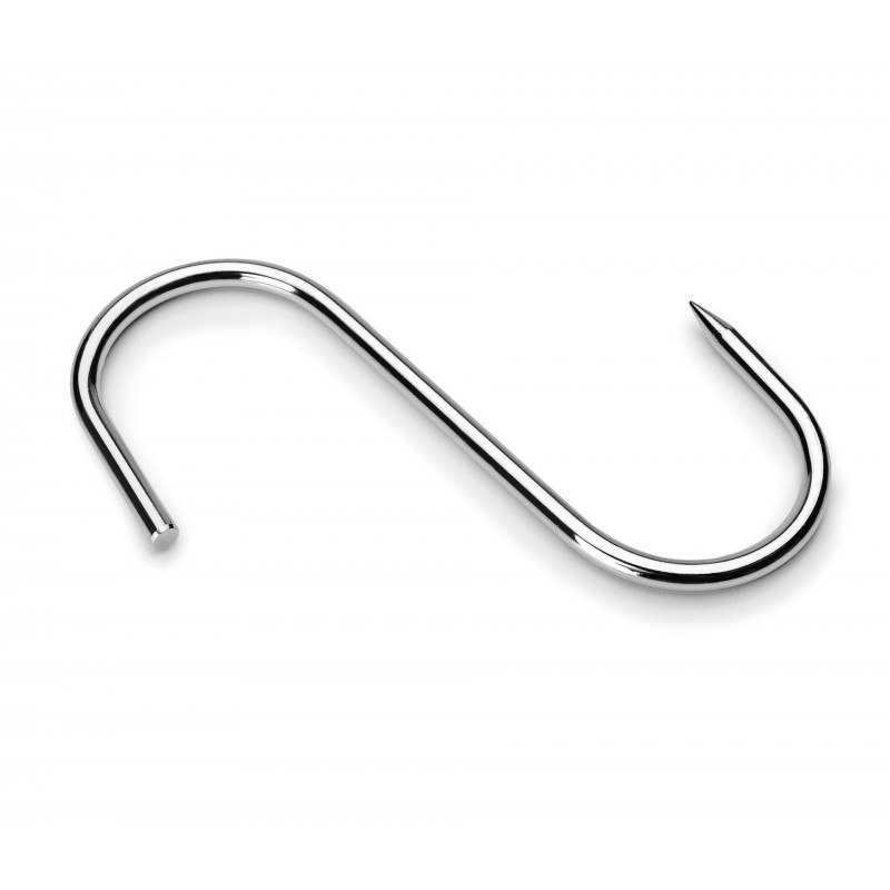 Gancho carnicero 12 cm 1 punta (6 pcs). Lacor 39043