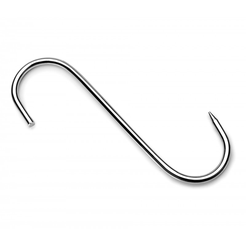Gancho carnicero 185 cm 1 punta (6 pcs). Lacor 39044