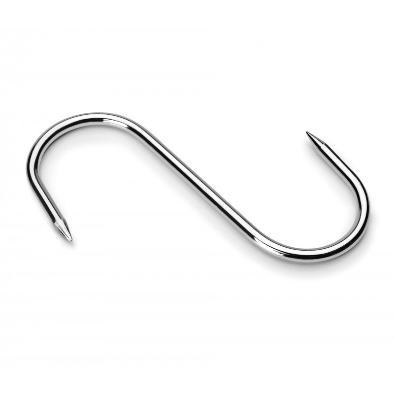 Gancho carnicero 12 cm 2 punta (6 pcs). Lacor 39047