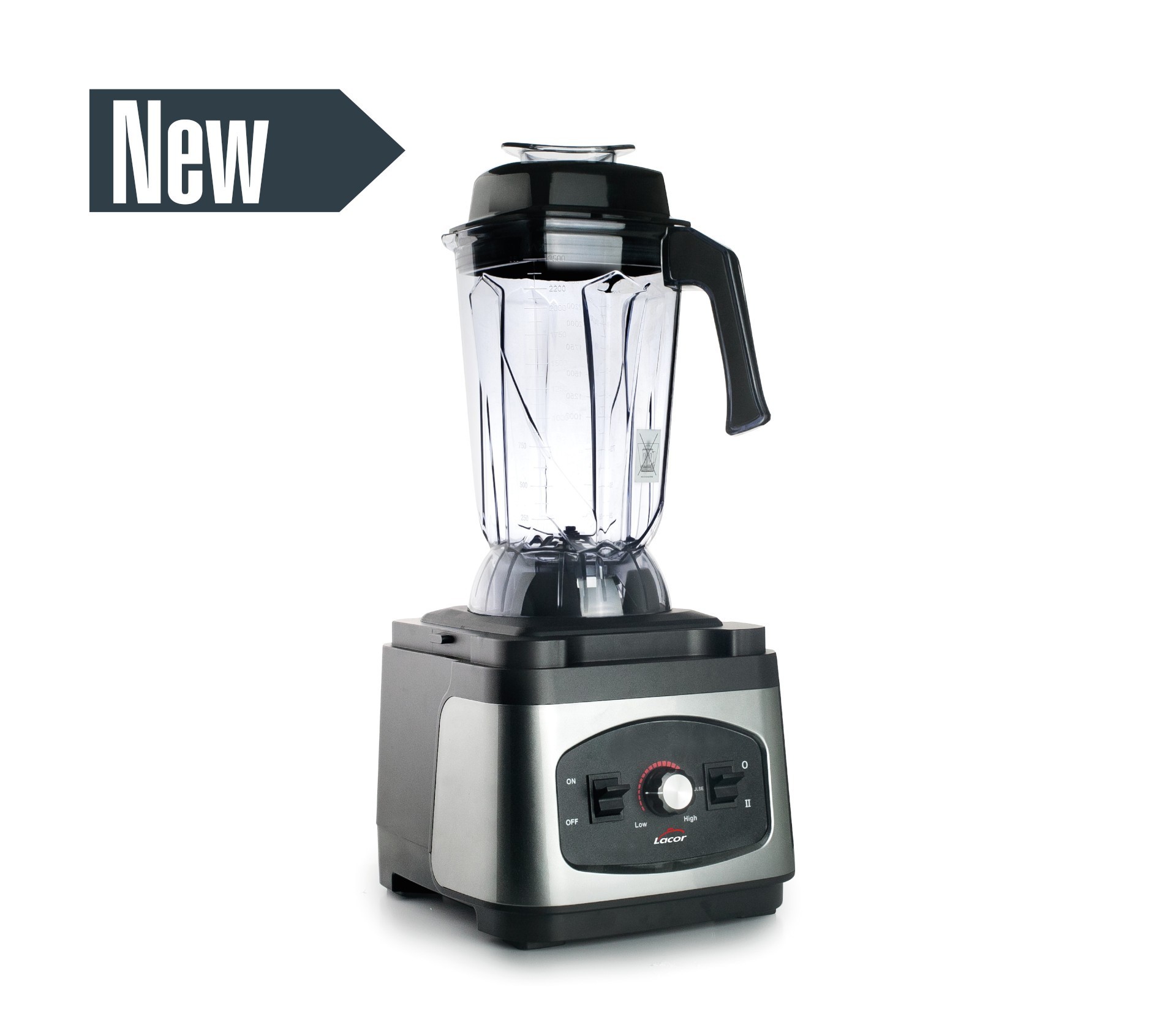 Batidora jarra 1680W sin protector. Lacor 69595