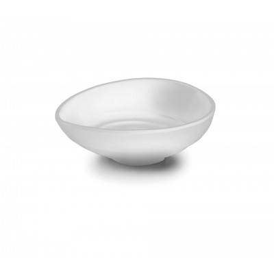 Bol oval melamina white 17X13X3 cm. Lacor 63268