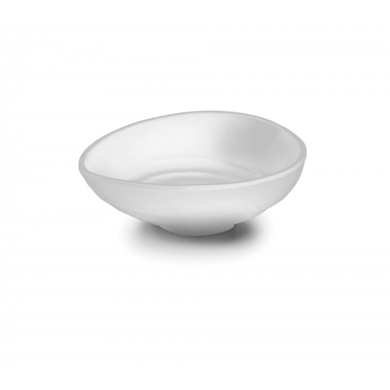 Bol oval melamina white 17X13X3 cm. Lacor 63268
