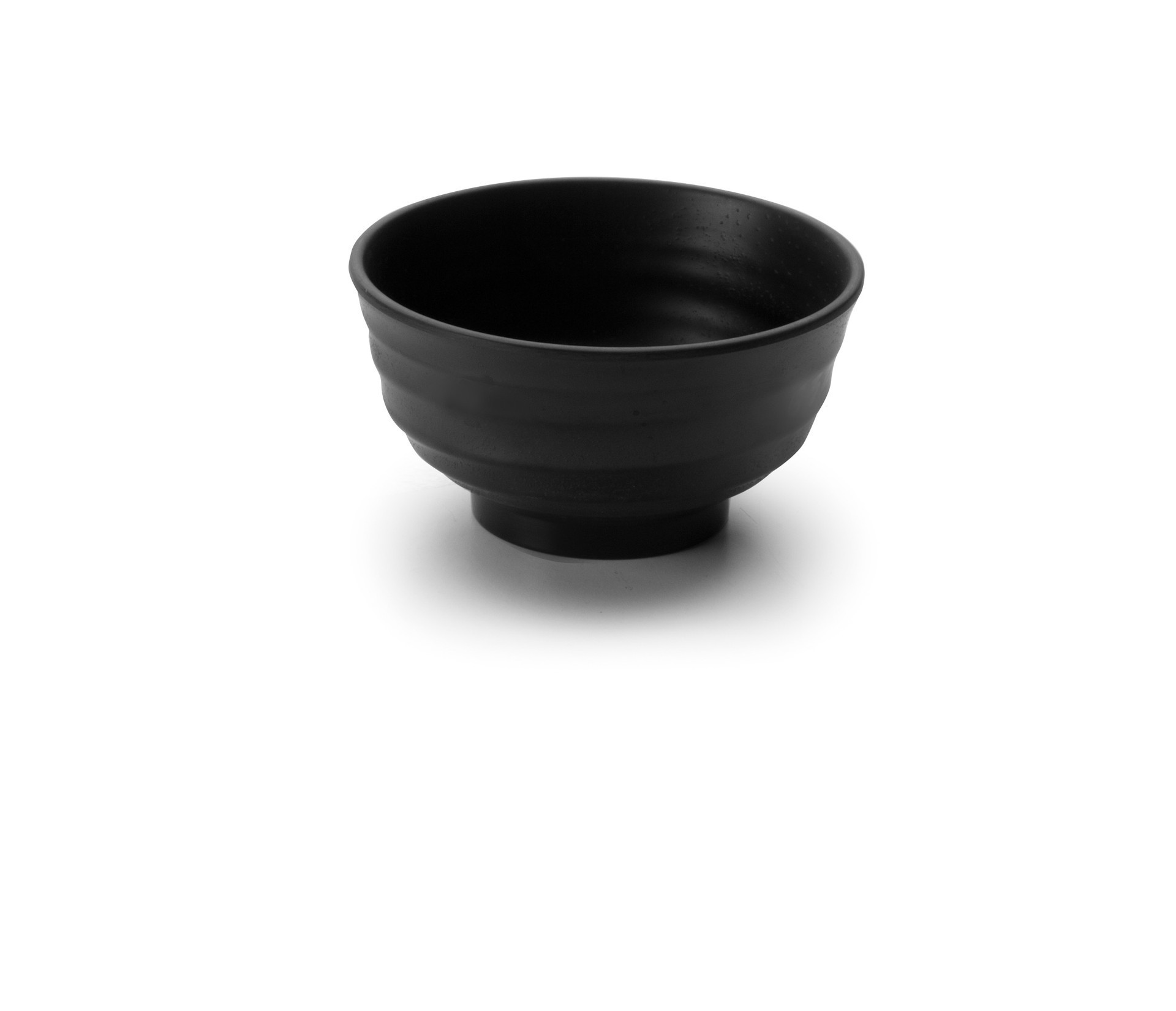 Bol redondo melamina black D14X75 cm. Lacor 63365