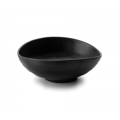 Fuente oval melamina black 17X13X5 cm. Lacor 63368