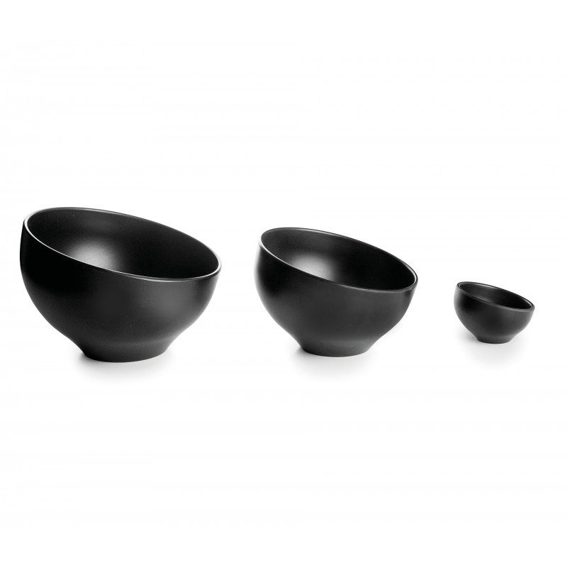Bol melamina black D8 cm. Lacor 63404