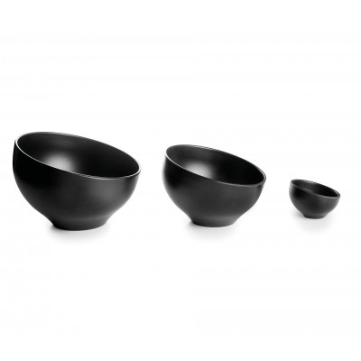 Bol melamina black D16 cm. Lacor 63405
